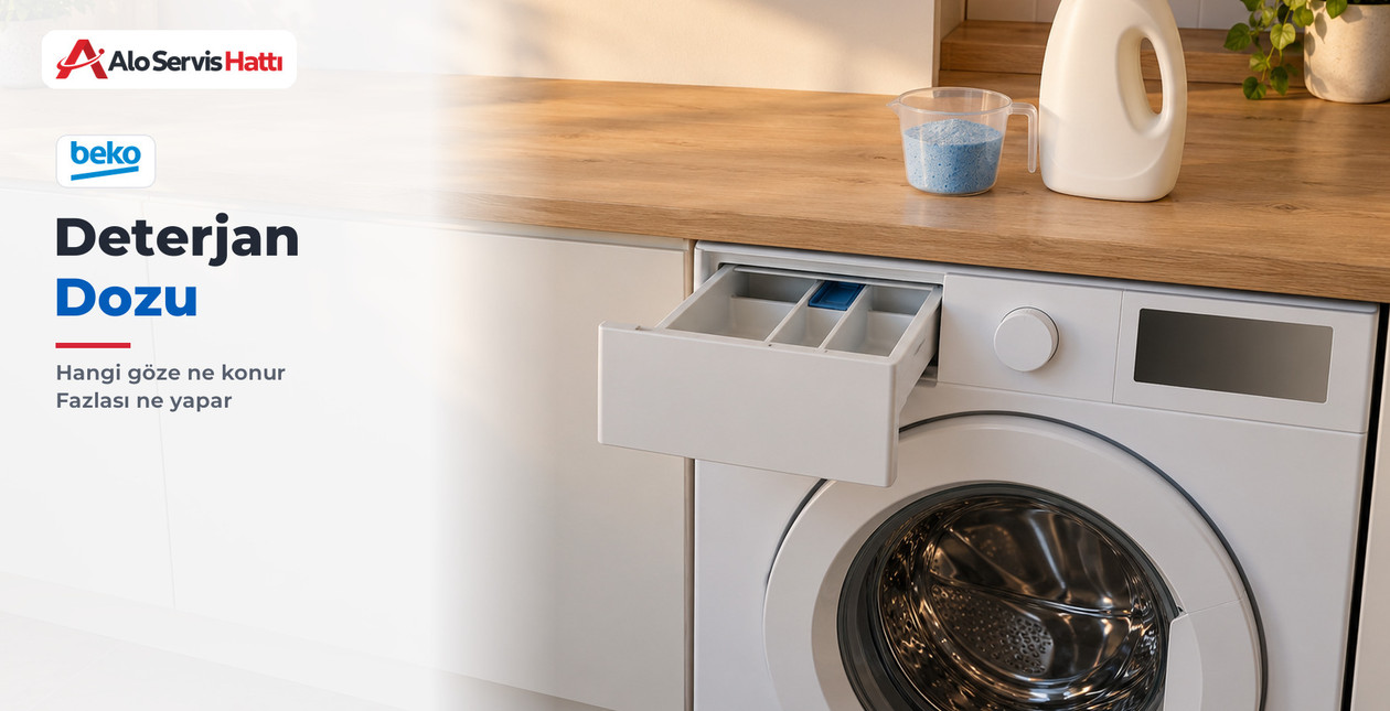Beko Çamaşır Makinesine Ne Kadar Deterjan ve Yumuşatıcı Konur?