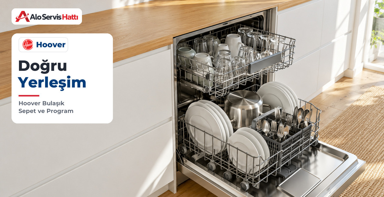 Program Seçmeden Önce Hoover Bulaşık Makinesi Nasıl Doldurulur